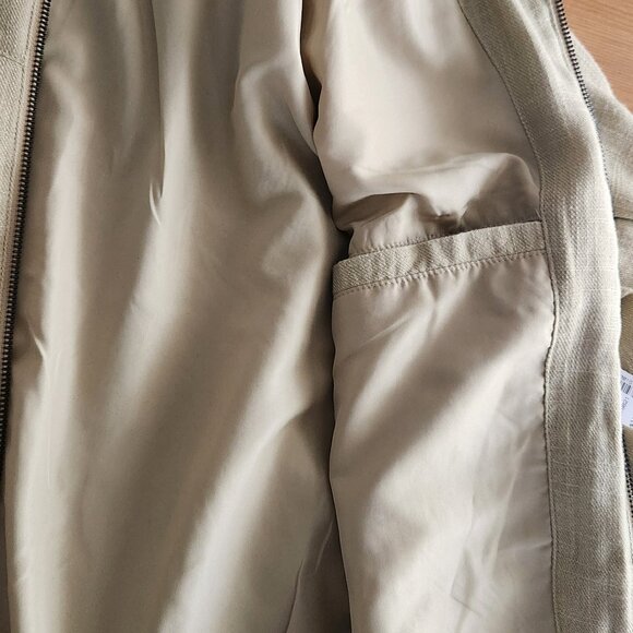 Touch of linen bomber jacket XL - Picture 7 of 7